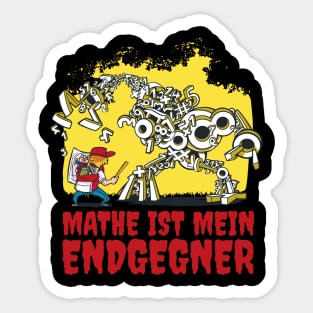 Math Is My Boss Sticker